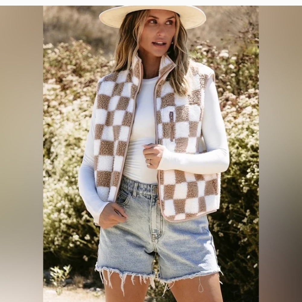 Checkered Vest